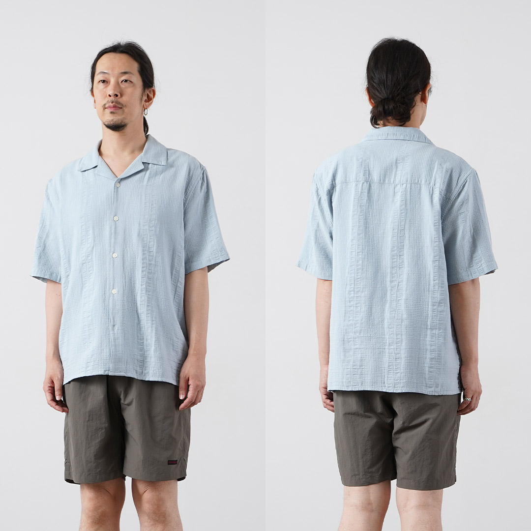 WAX LONDON（ワックスロンドン） ディドコット ショートスリーブシャツ ダブルウェーブ グリッド / メンズ 半袖 | WAX LONDON | 12