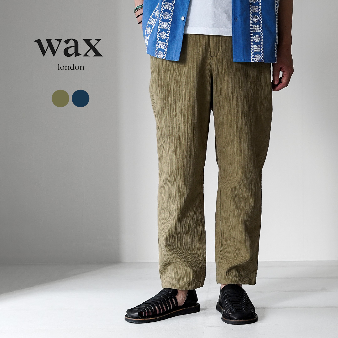 WAX LONDON（ワックスロンドン） カートトラウザー コットンリネン