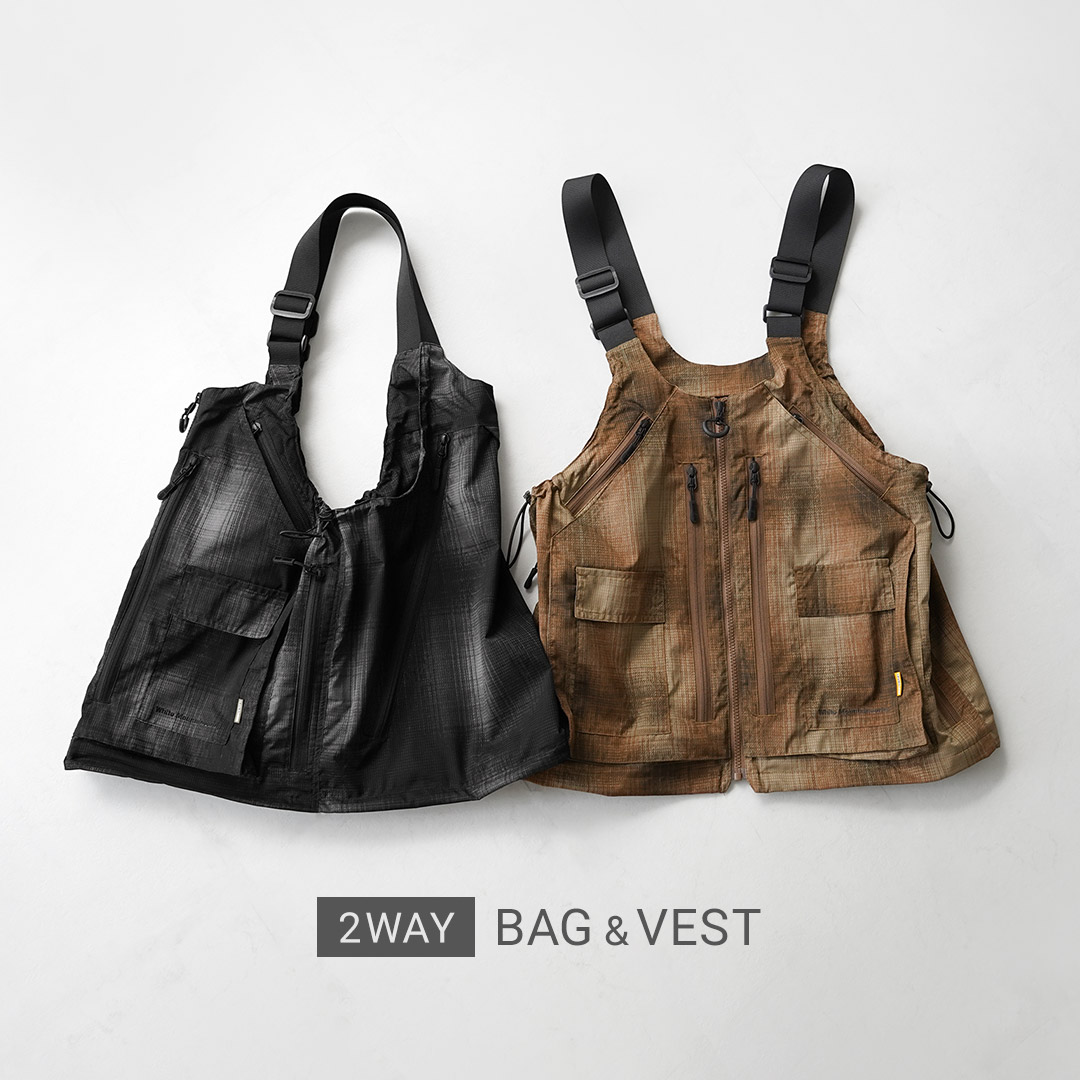 WHITE MOUNTAINEERING（ホワイトマウンテニアリング） グリップスワニーコラボ オンブレーチェック 2way ギアパックベスト4.0 | WHITE MOUNTAINEERING | 04