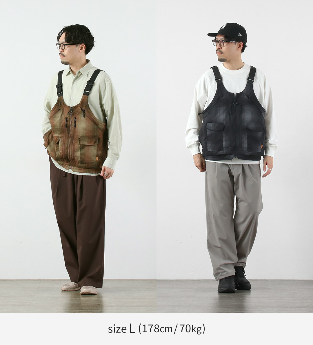 WHITE MOUNTAINEERING（ホワイトマウンテニアリング） グリップスワニーコラボ オンブレーチェック 2way ギアパックベスト4.0 | WHITE MOUNTAINEERING | 05