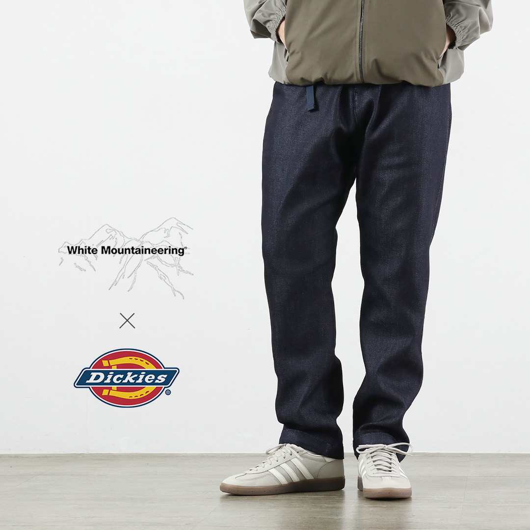 WHITE MOUNTAINEERING（ホワイトマウンテニアリング） ディッキーズコラボ デニムテーパードパンツ イージーパンツ | WHITE MOUNTAINEERING