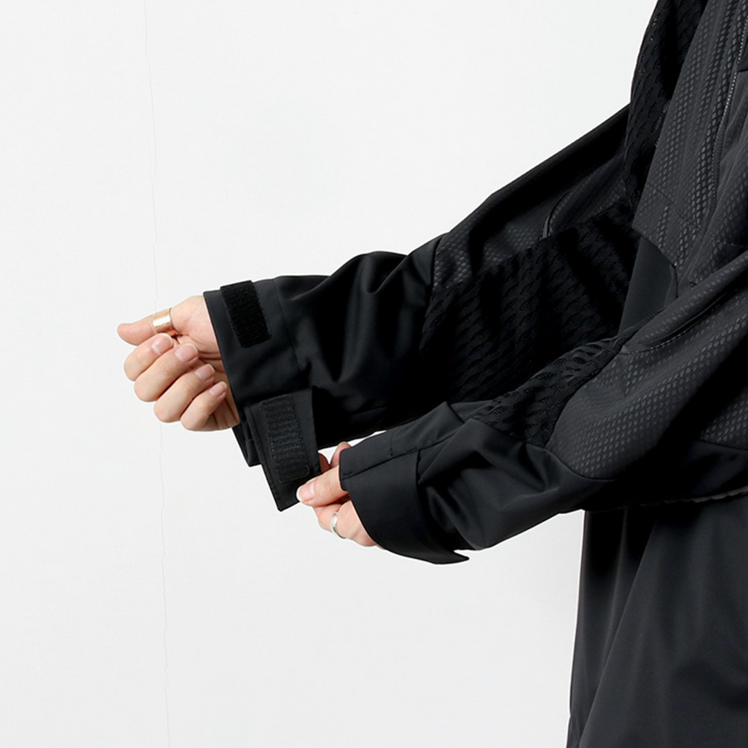 WHITE MOUNTAINEERING（ホワイトマウンテニアリング） ウインドストッパー プルオーバー アウター / メンズ 防風 透湿 耐水 GORE-TEX WINDSTOPPER | White Mountaineering BLK | 12