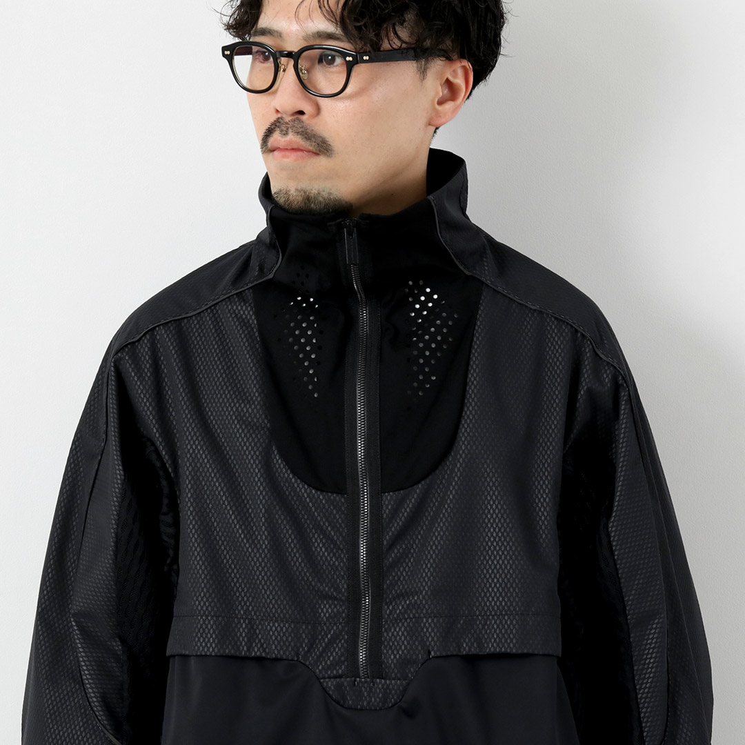 WHITE MOUNTAINEERING（ホワイトマウンテニアリング） ウインドストッパー プルオーバー アウター / メンズ 防風 透湿 耐水 GORE-TEX WINDSTOPPER | White Mountaineering BLK | 07