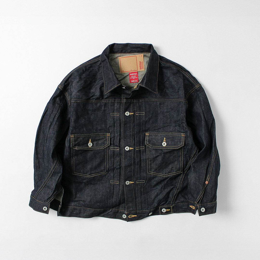 SKEWED（スキュー） エルドラド ジャケット 日本製 / メンズ ジーンズ デニムジャケット インディゴ ストーンウォッシュ Gジャン |  | 02