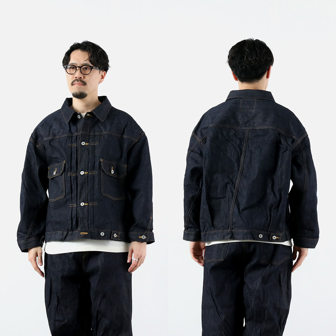 SKEWED（スキュー） エルドラド ジャケット 日本製 / メンズ ジーンズ デニムジャケット インディゴ ストーンウォッシュ Gジャン |  | 11