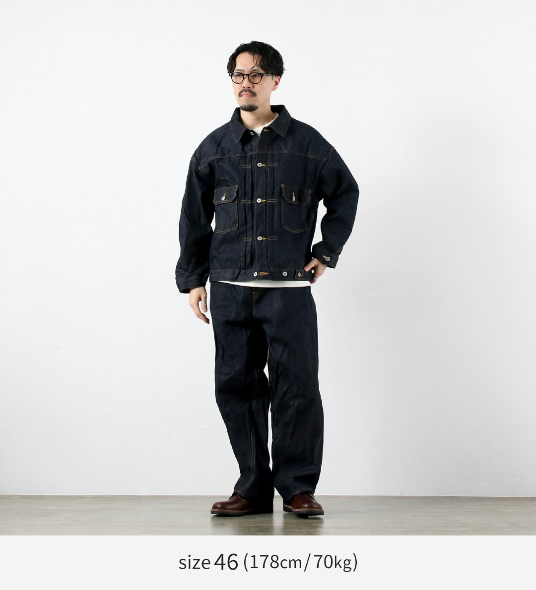 SKEWED（スキュー） エルドラド ジャケット 日本製 / メンズ ジーンズ デニムジャケット インディゴ ストーンウォッシュ Gジャン |  | 03