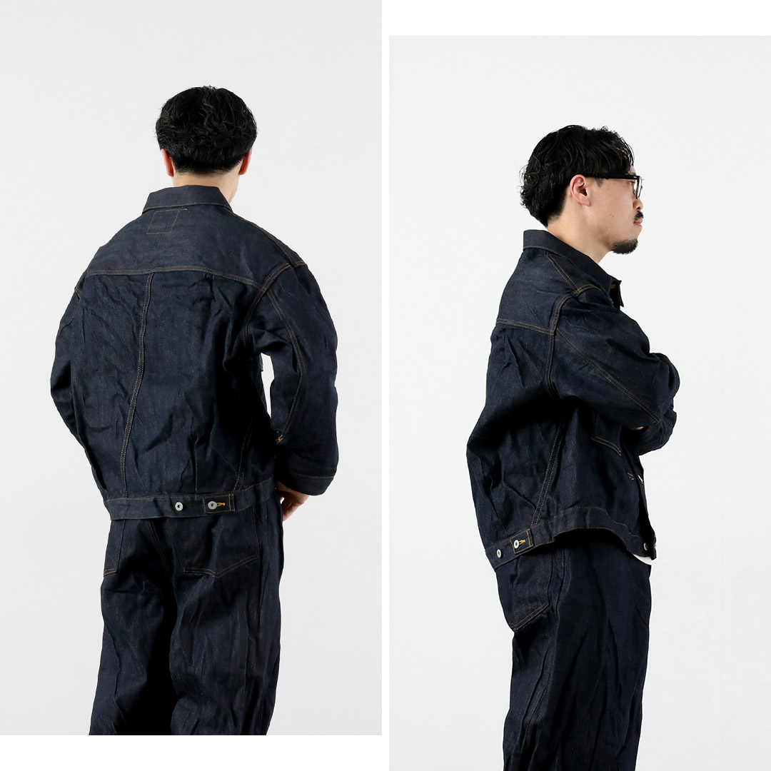 SKEWED（スキュー） エルドラド ジャケット 日本製 / メンズ ジーンズ デニムジャケット インディゴ ストーンウォッシュ Gジャン |  | 04