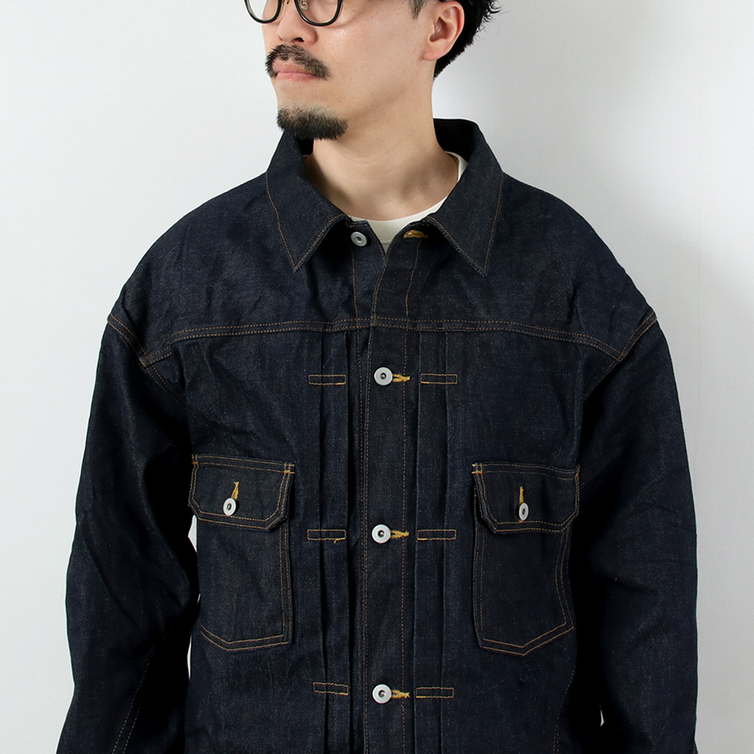 SKEWED（スキュー） エルドラド ジャケット 日本製 / メンズ ジーンズ デニムジャケット インディゴ ストーンウォッシュ Gジャン |  | 06