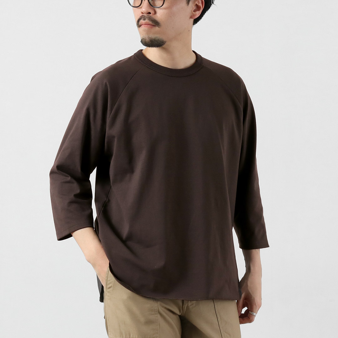 HEALTHKNIT（ヘルスニット）×RAG 別注 7分袖 ラグランスリーブ クルーネックTシャツ オープンエンド ドライジャージ 抗菌・防臭加工 |  | 02