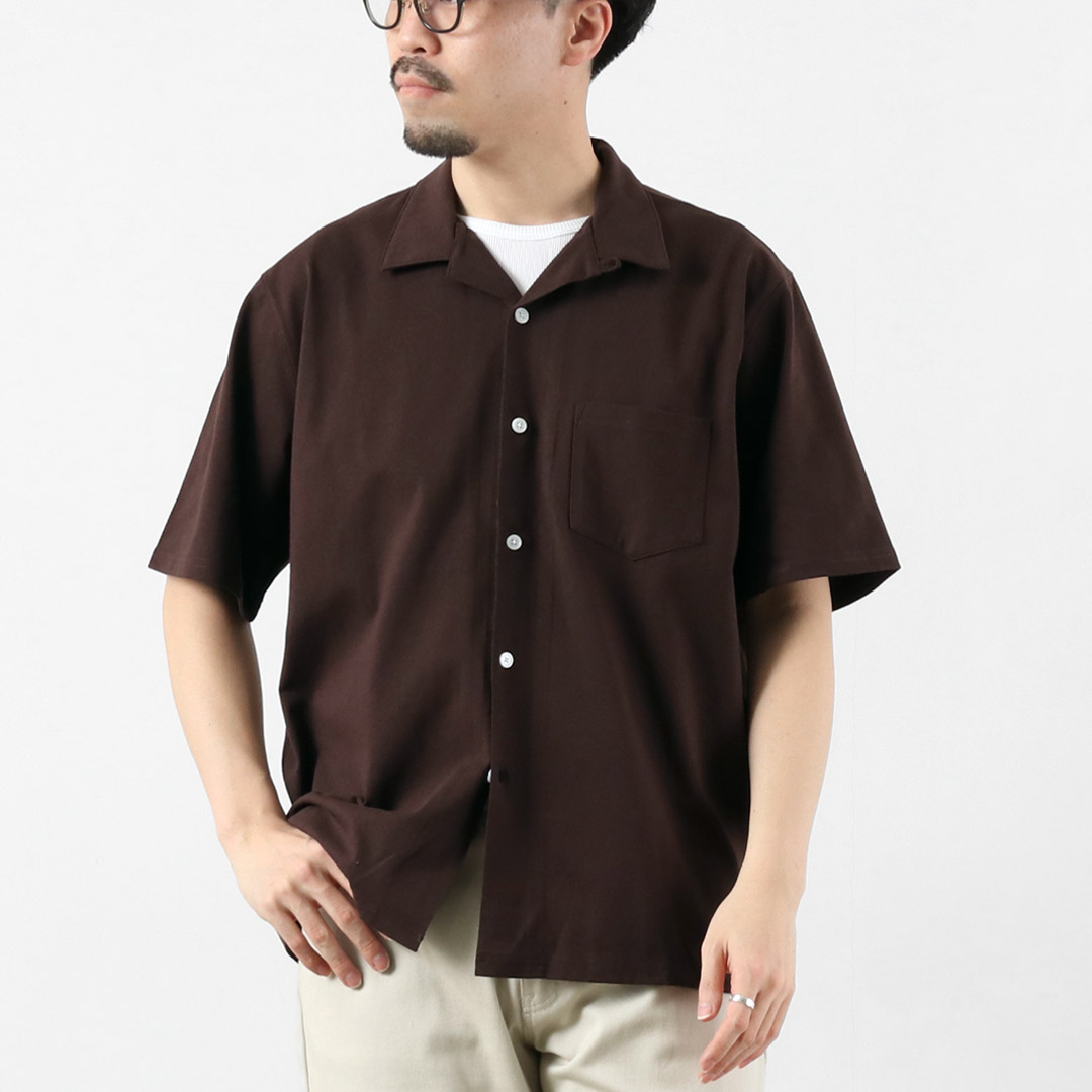 HEALTHKNIT（ヘルスニット）×RAG 別注 半袖 オープンカラーシャツ オープンエンド ドライジャージ 抗菌・防臭加工 / メンズ |  | 02