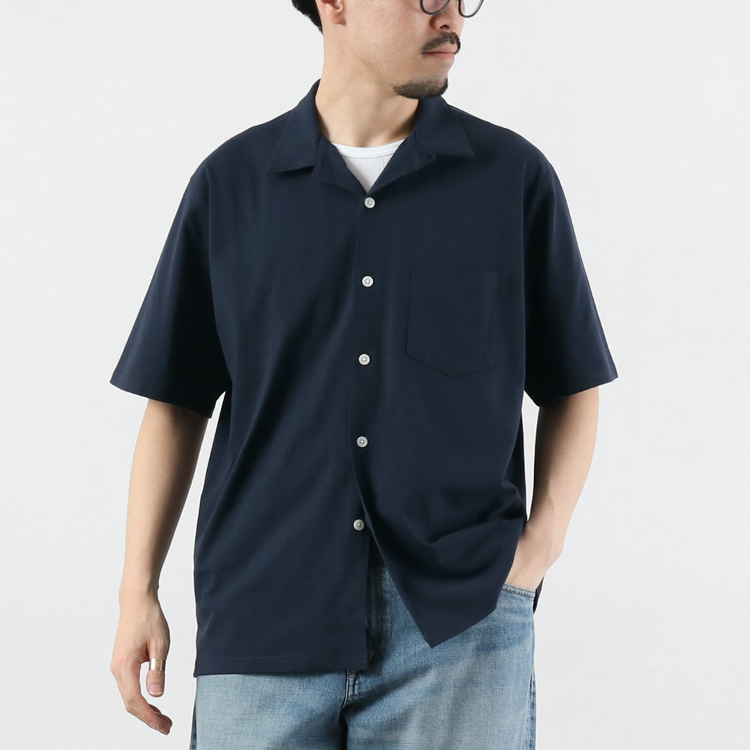HEALTHKNIT（ヘルスニット）×RAG 別注 半袖 オープンカラーシャツ オープンエンド ドライジャージ 抗菌・防臭加工 / メンズ |  | 04