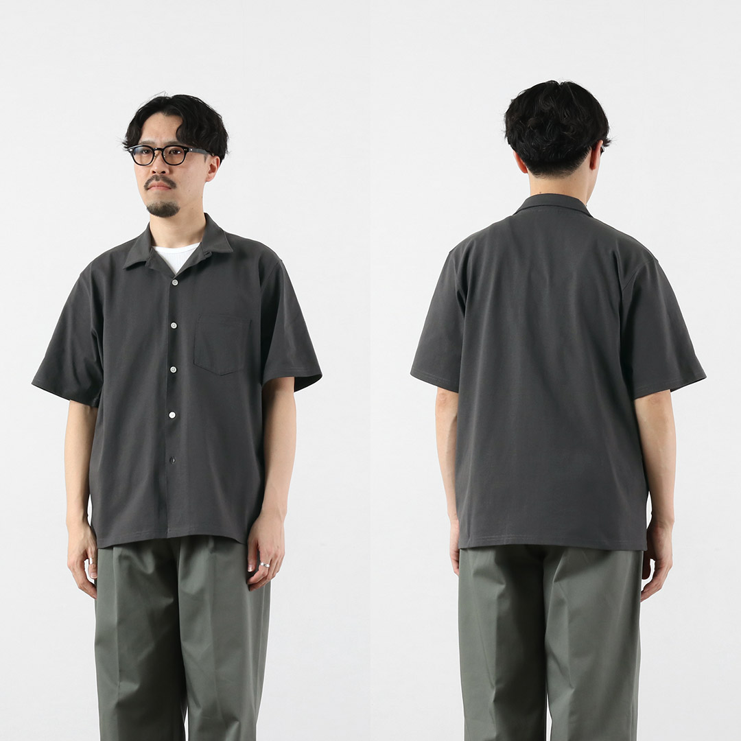 HEALTHKNIT（ヘルスニット）×RAG 別注 半袖 オープンカラーシャツ