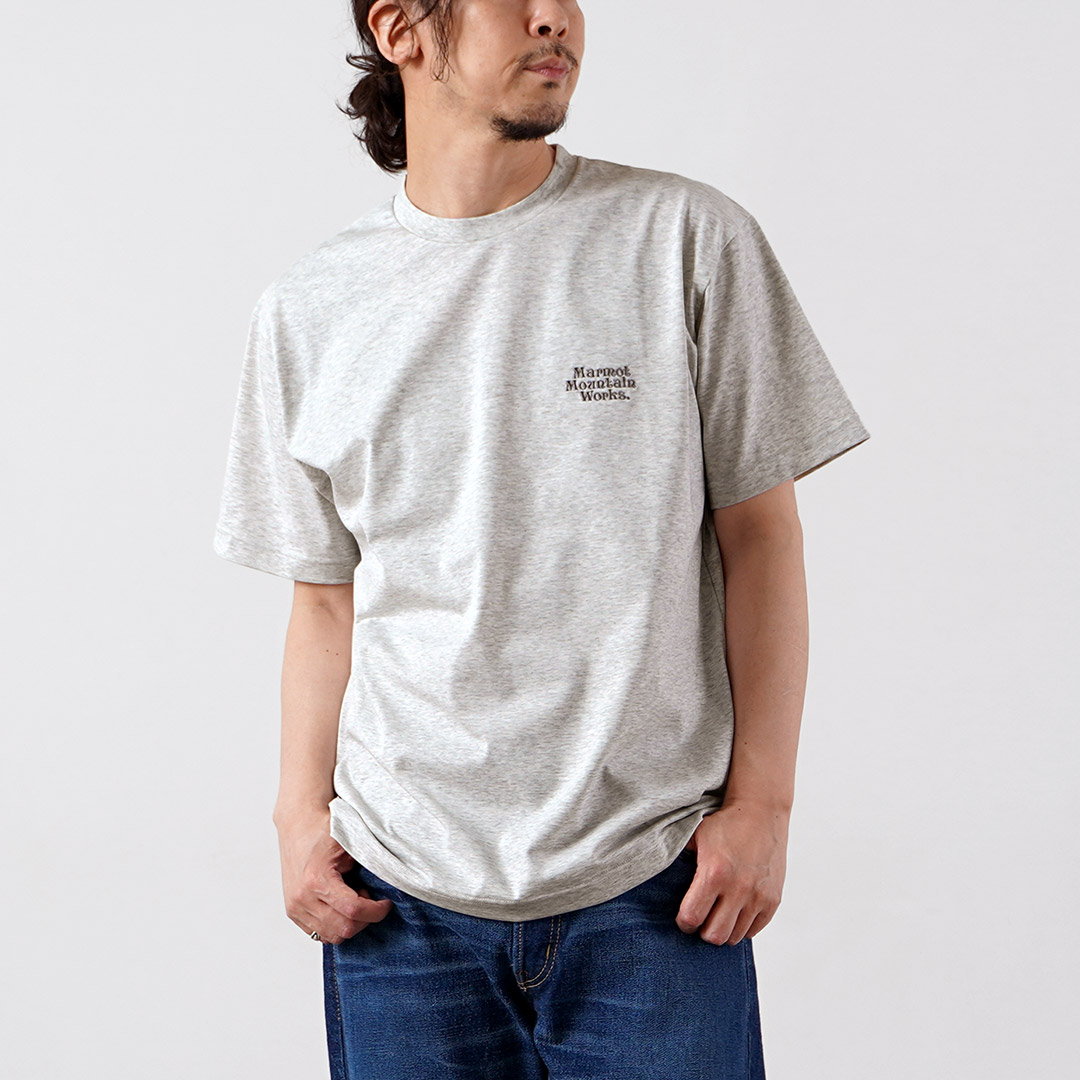 MARMOT（マーモット） MMW刺繍 Tシャツ / メンズ 半袖 吸水速乾 UVカット 抗菌消臭 | Marmot | 02
