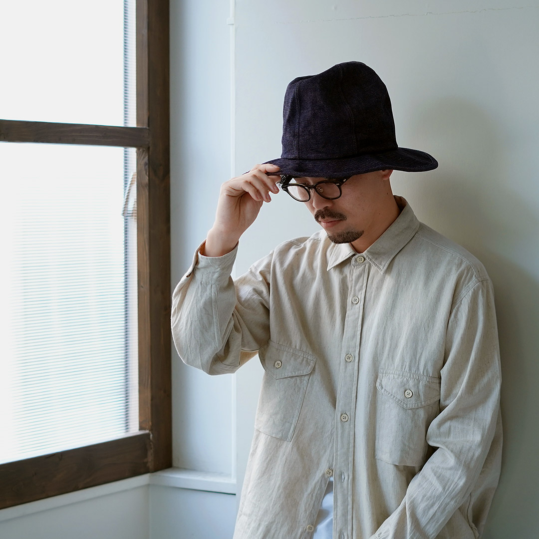 HICOSAKA（ヒコサカ） 13オンスデニム マウンテンハット 日本製 / メンズ 帽子 |  | 15