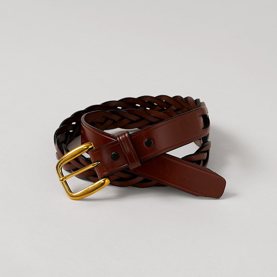 TORY LEATHER（トリーレザー） ロングチップ ブレイドベルト アメリカ製 / メンズ レディース レザー メッシュベルト 本革 | TORY LEATHER | 01