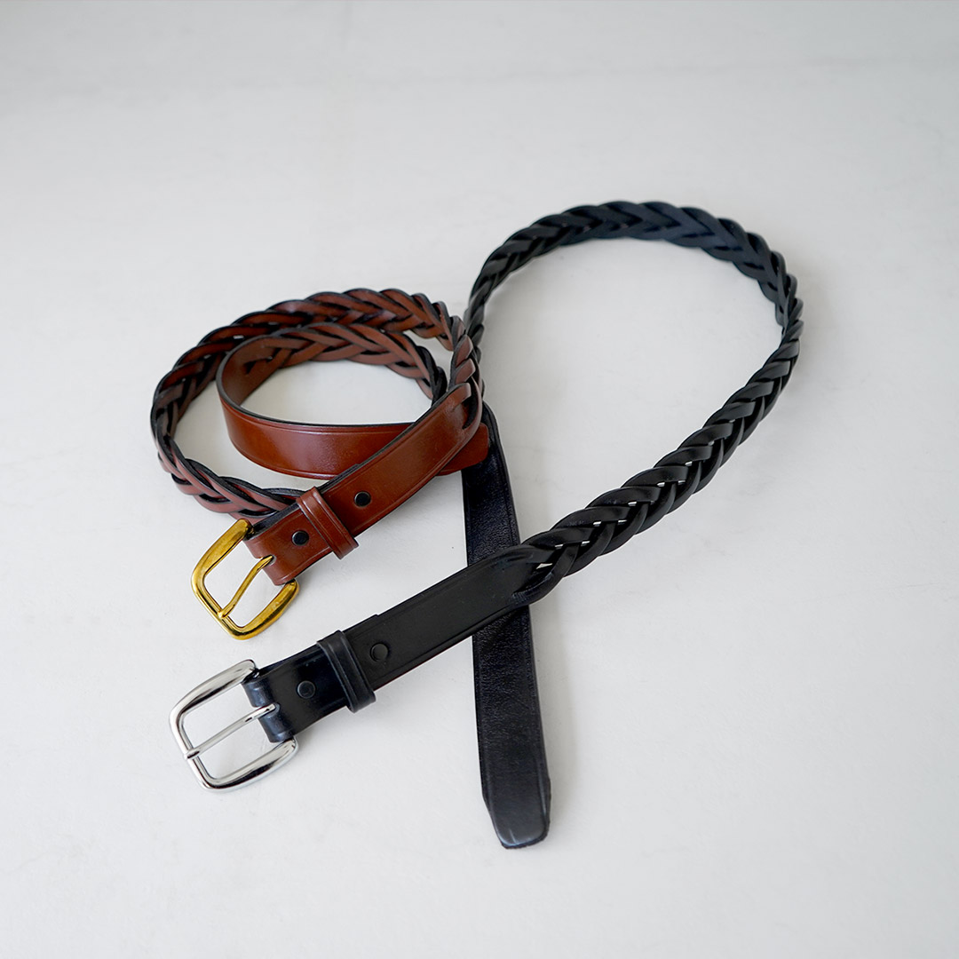 TORY LEATHER（トリーレザー） ロングチップ ブレイドベルト アメリカ製 / メンズ レディース レザー メッシュベルト 本革 | TORY LEATHER | 04