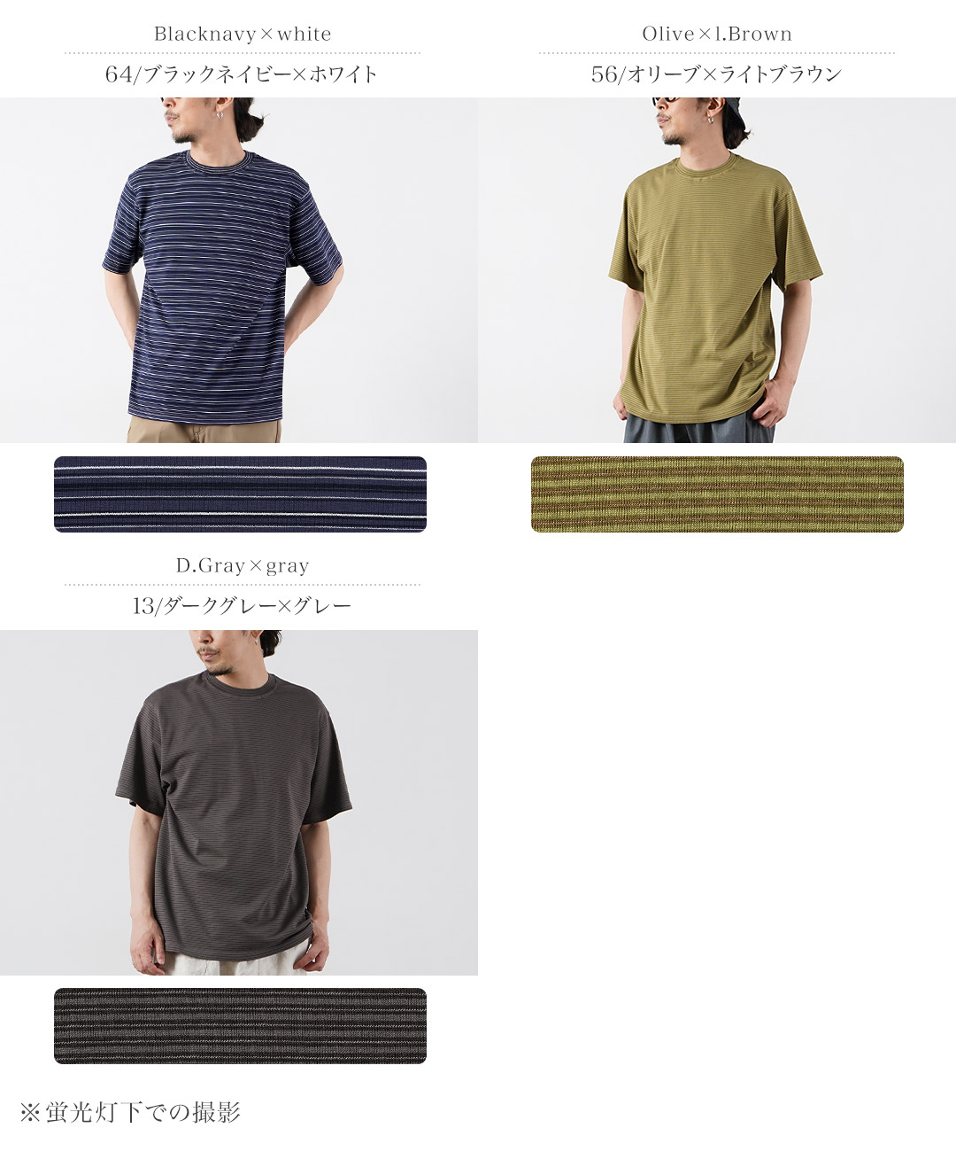 YONETOMI NEW BASIC（ヨネトミニューベーシック） ガーメントダイ ボーダー ショートスリーブTシャツ 日本製 / メンズ 半袖 ニット | Yonetomi NEW BASIC | 04