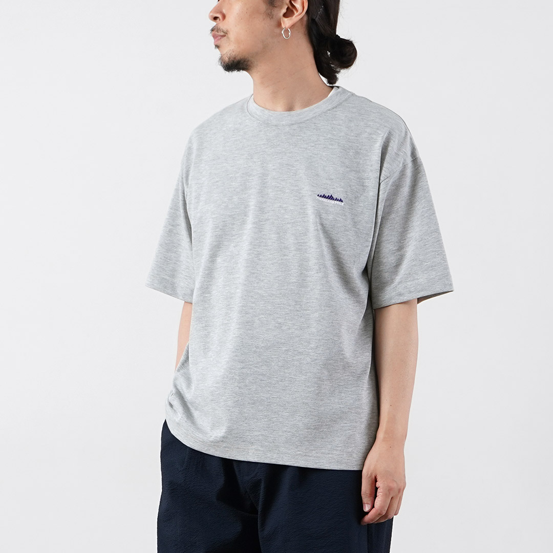 THOUSAND MILE（サウザンドマイル） T/C ショートスリーブ プリント ロゴTシャツ / メンズ 吸水速乾 抗菌防臭 | THOUSAND MILE | 02