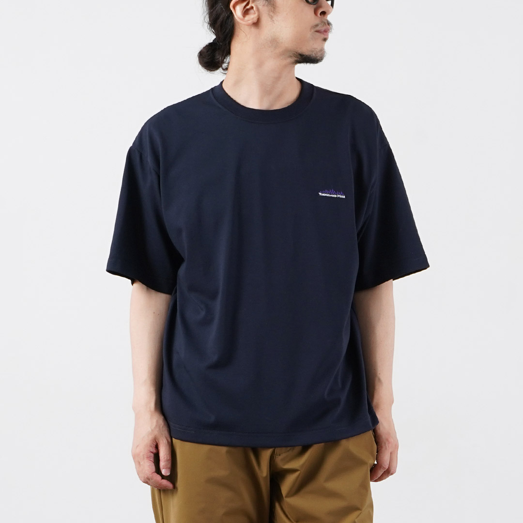THOUSAND MILE（サウザンドマイル） T/C ショートスリーブ プリント ロゴTシャツ / メンズ 吸水速乾 抗菌防臭 | THOUSAND MILE | 03