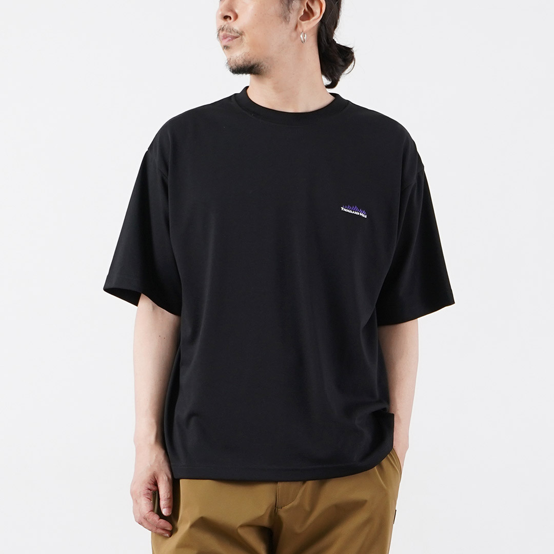 THOUSAND MILE（サウザンドマイル） T/C ショートスリーブ プリント ロゴTシャツ / メンズ 吸水速乾 抗菌防臭 | THOUSAND MILE | 04