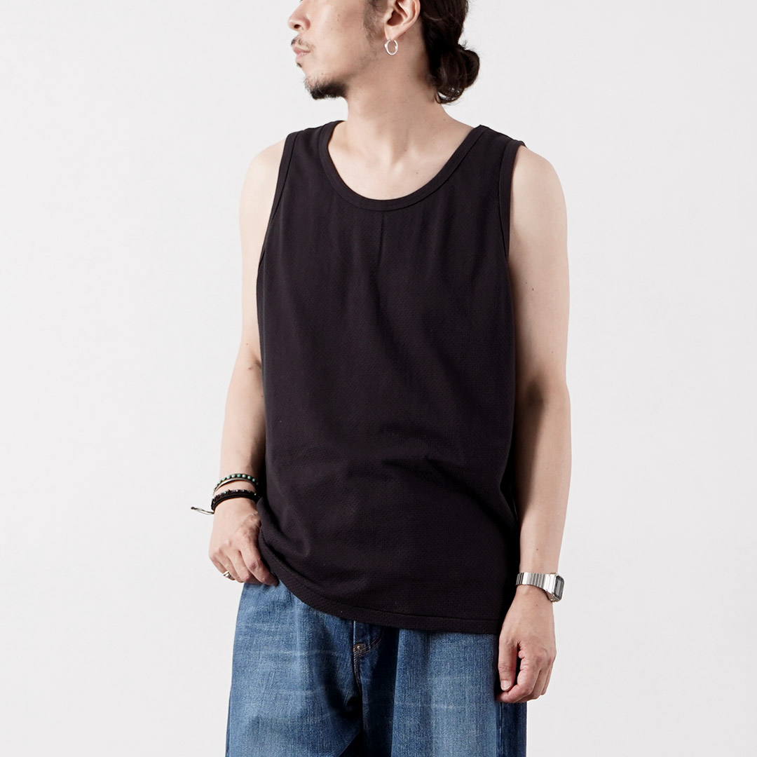 HEALTHKNIT（ヘルスニット） USコットン メッシュ タンクトップ / メンズ ノースリーブ | Healthknit | 02