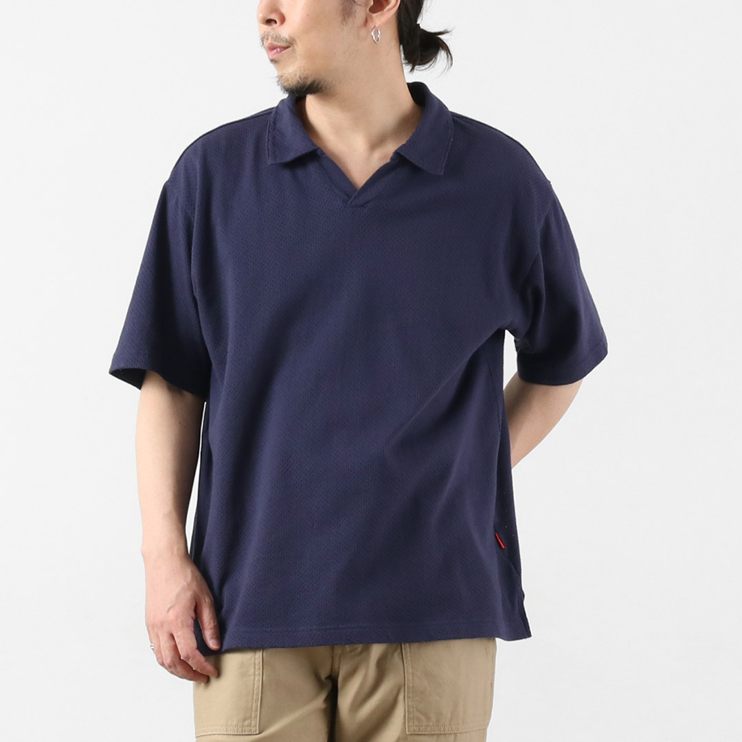 HEALTHKNIT（ヘルスニット） USコットン メッシュ スキッパーポロ ポロシャツ / 半袖 メンズ | Healthknit | 01