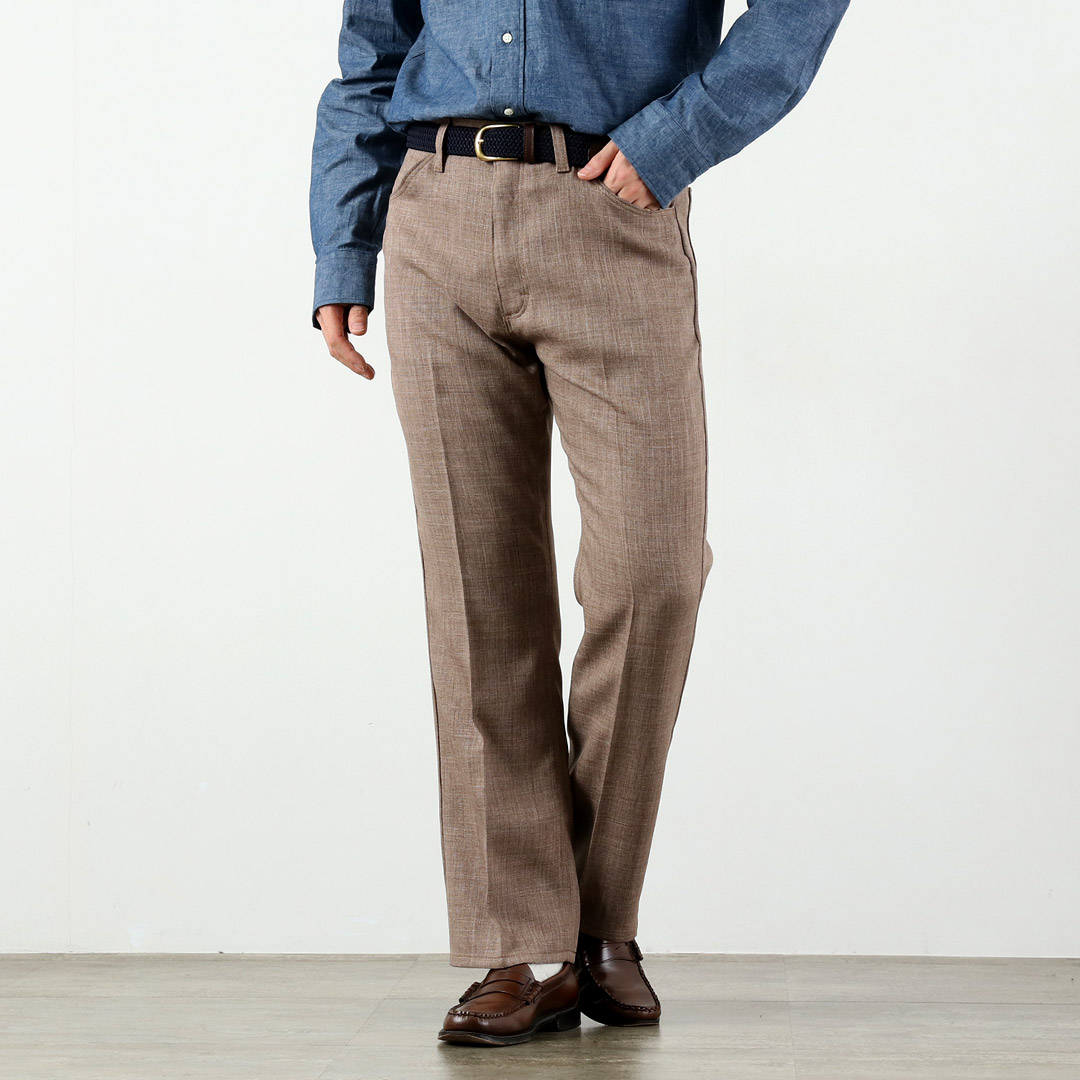 WRANGLER（ラングラー） ランチャー ドレス リネンライクファブリック パンツ / メンズ | Wrangler | 01