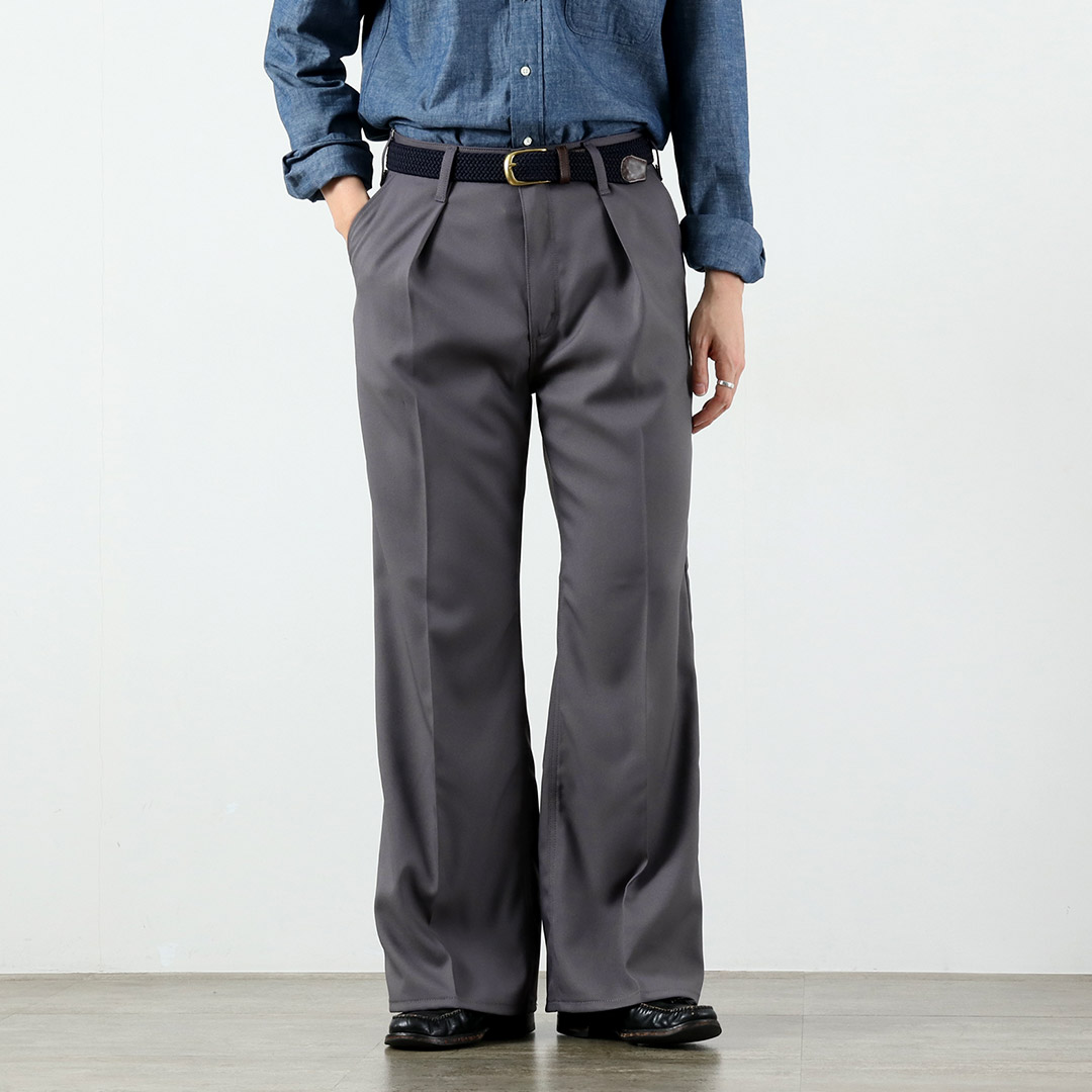 WRANGLER（ラングラー） ランチャー ワイド ポリエステルツイル スラックス / メンズ |  | 01