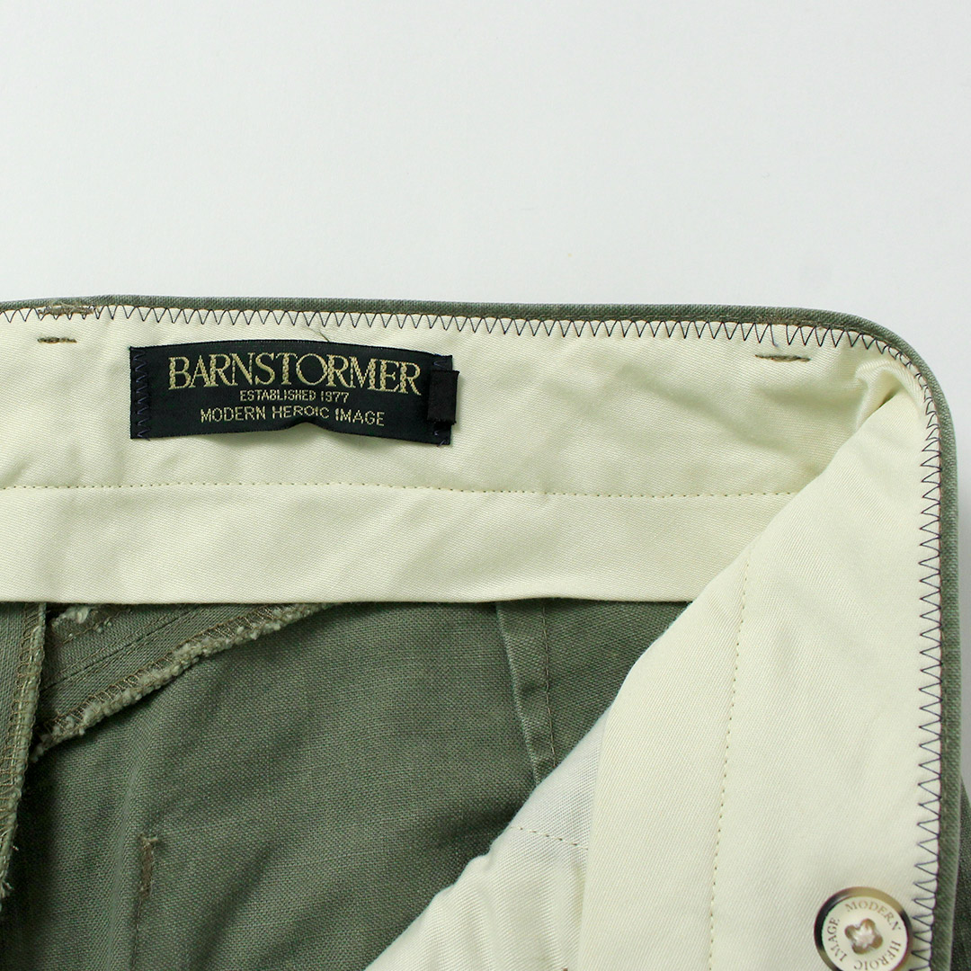 BARNSTORMER（バーンストーマー） 1プリーツ フレンチワーカーズ パンツ 日本製 / メンズ チノパン ドレスチノ トラウザー |  | 10