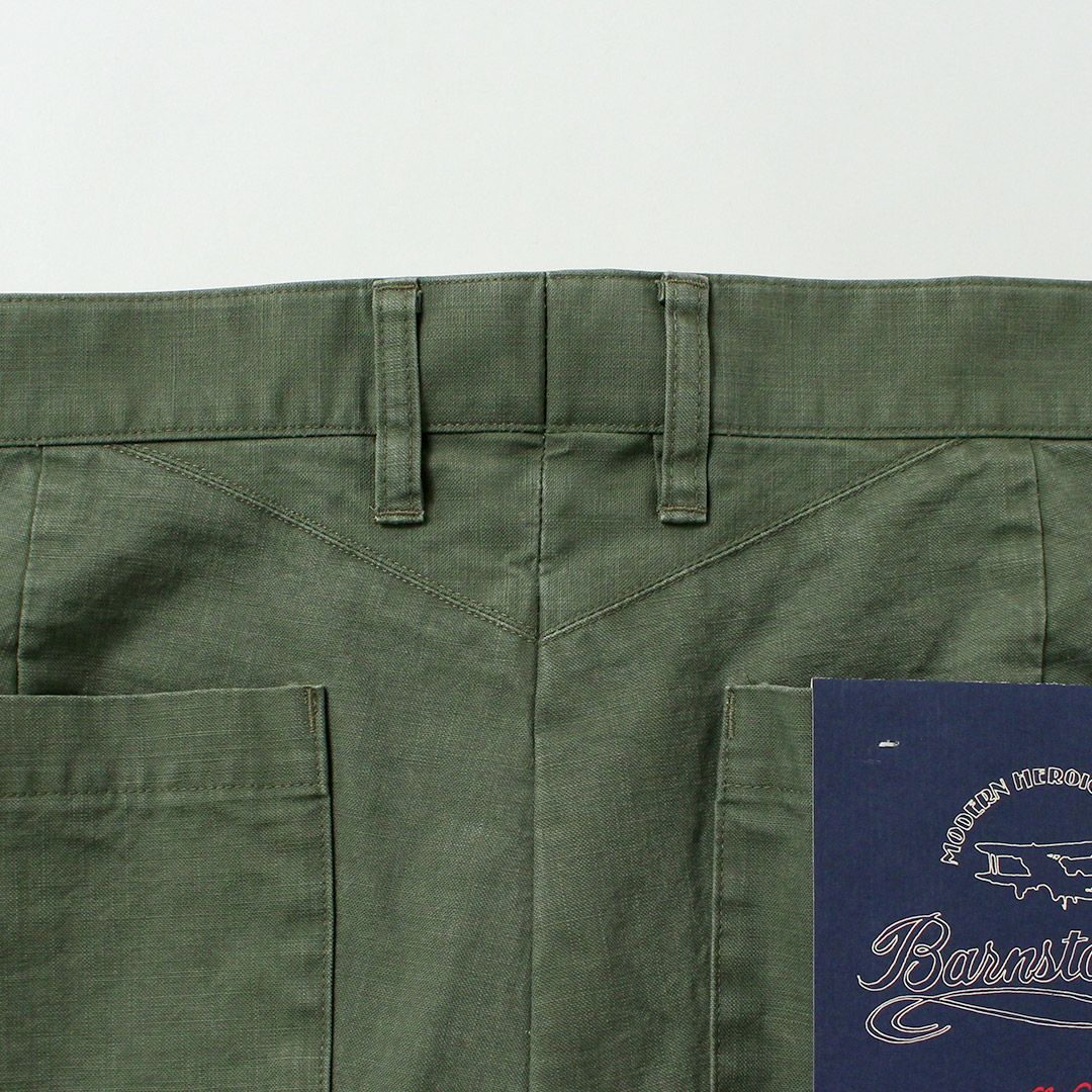 BARNSTORMER（バーンストーマー） 1プリーツ フレンチワーカーズ パンツ 日本製 / メンズ チノパン ドレスチノ トラウザー |  | 12