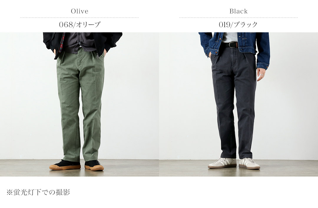 BARNSTORMER（バーンストーマー） 1プリーツ フレンチワーカーズ パンツ 日本製 / メンズ チノパン ドレスチノ トラウザー |  | 03