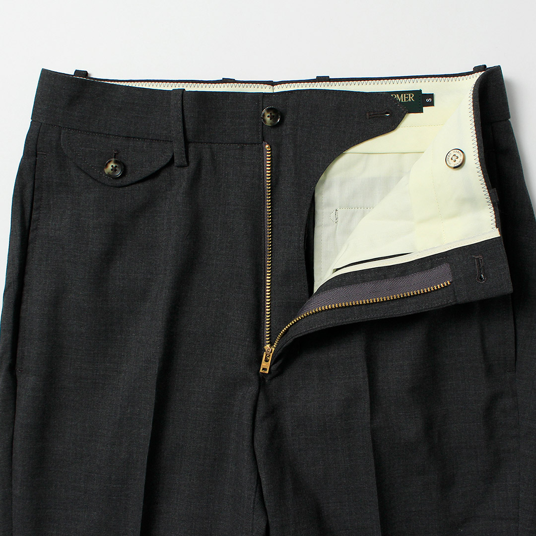 BARNSTORMER（バーンストーマー） トロピカルトラウザー スラックス 日本製 / メンズ サマーウール |  | 08