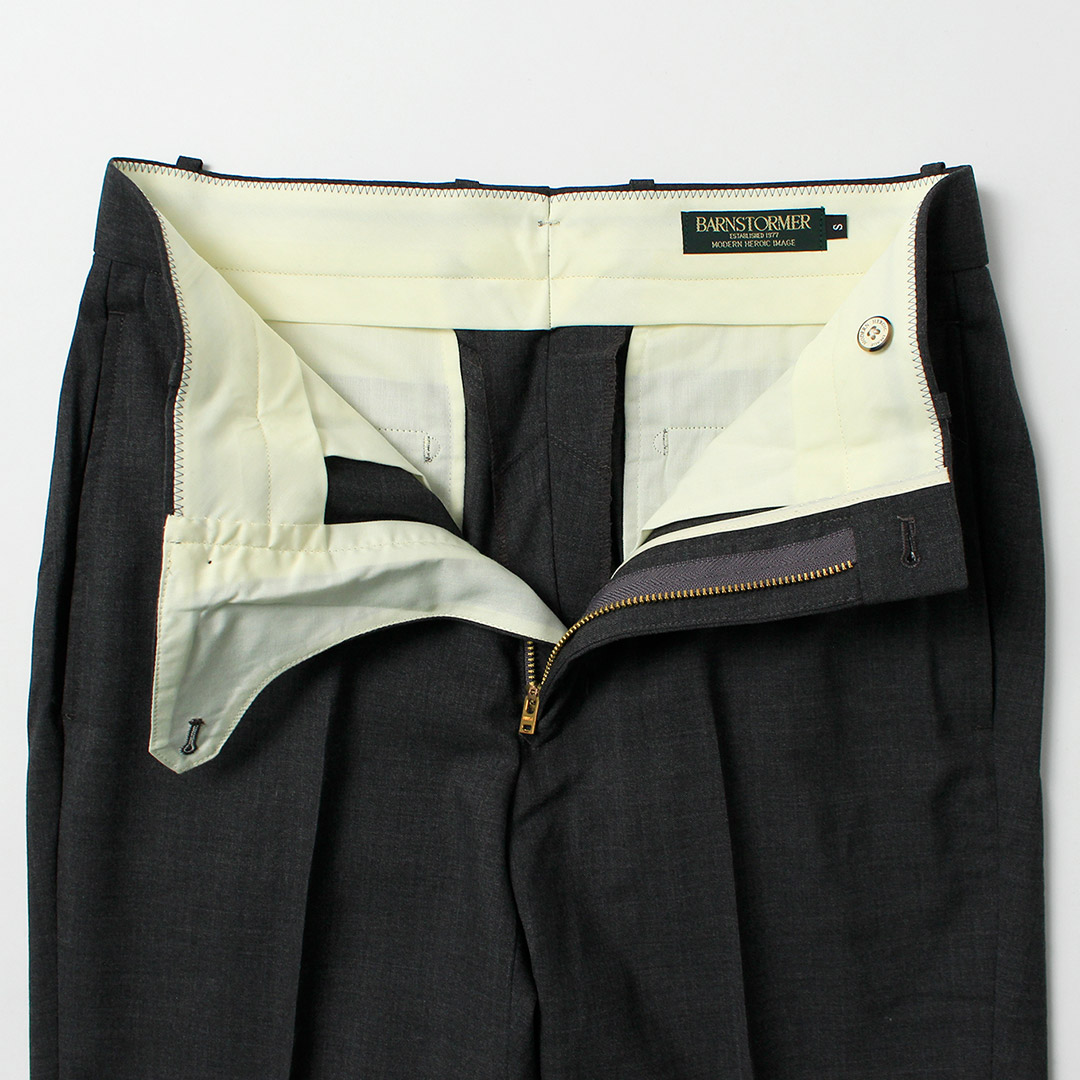 BARNSTORMER（バーンストーマー） トロピカルトラウザー スラックス 日本製 / メンズ サマーウール |  | 12