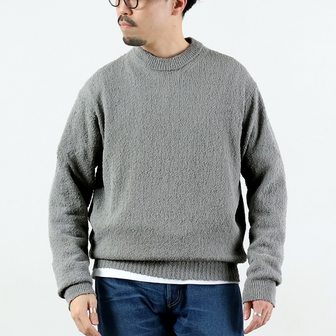 RYE TENDER（ライテンダー） タファ コットン ノットヤーン クルーネックプルオーバー / メンズ サマーニット | RYE TENDER | 01