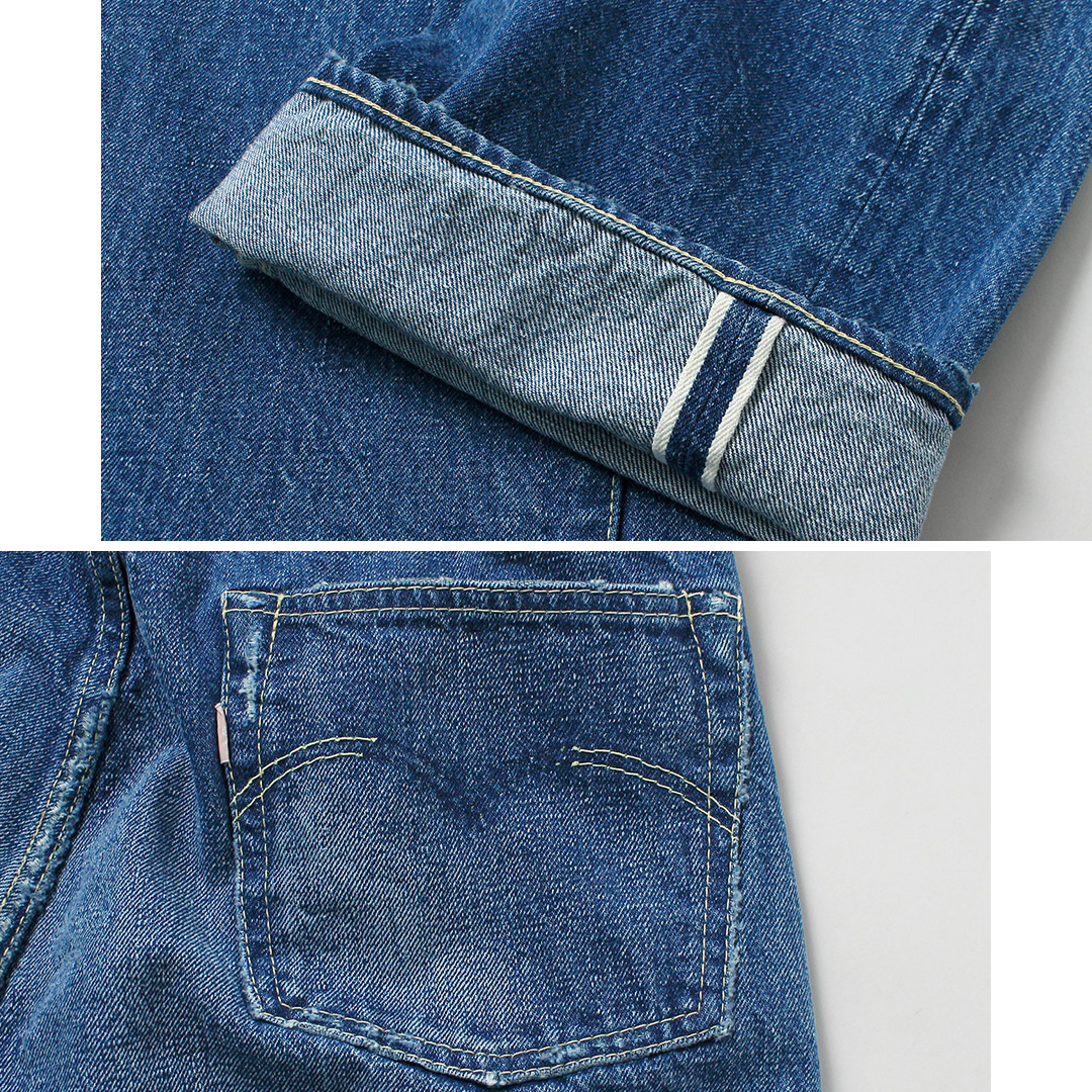 REMI RELIEF（レミレリーフ） 13oz 1954XX デニムパンツ ユーズド 日本製 / メンズ ジーンズの画像