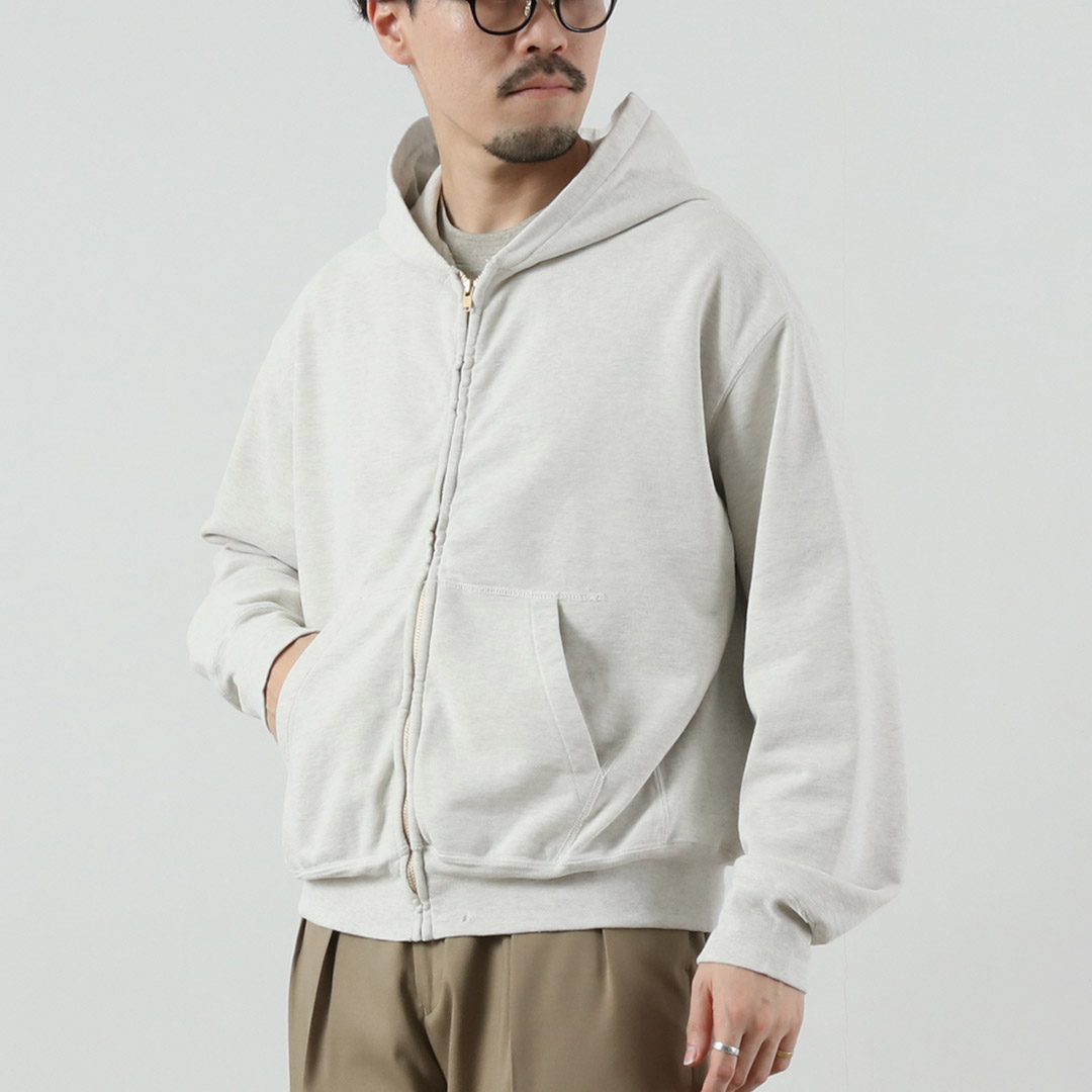REMI RELIEF（レミレリーフ） SP加工裏毛ZIPパーカー New Fit スウェット 日本製 / メンズ | REMI RELIEF | 01