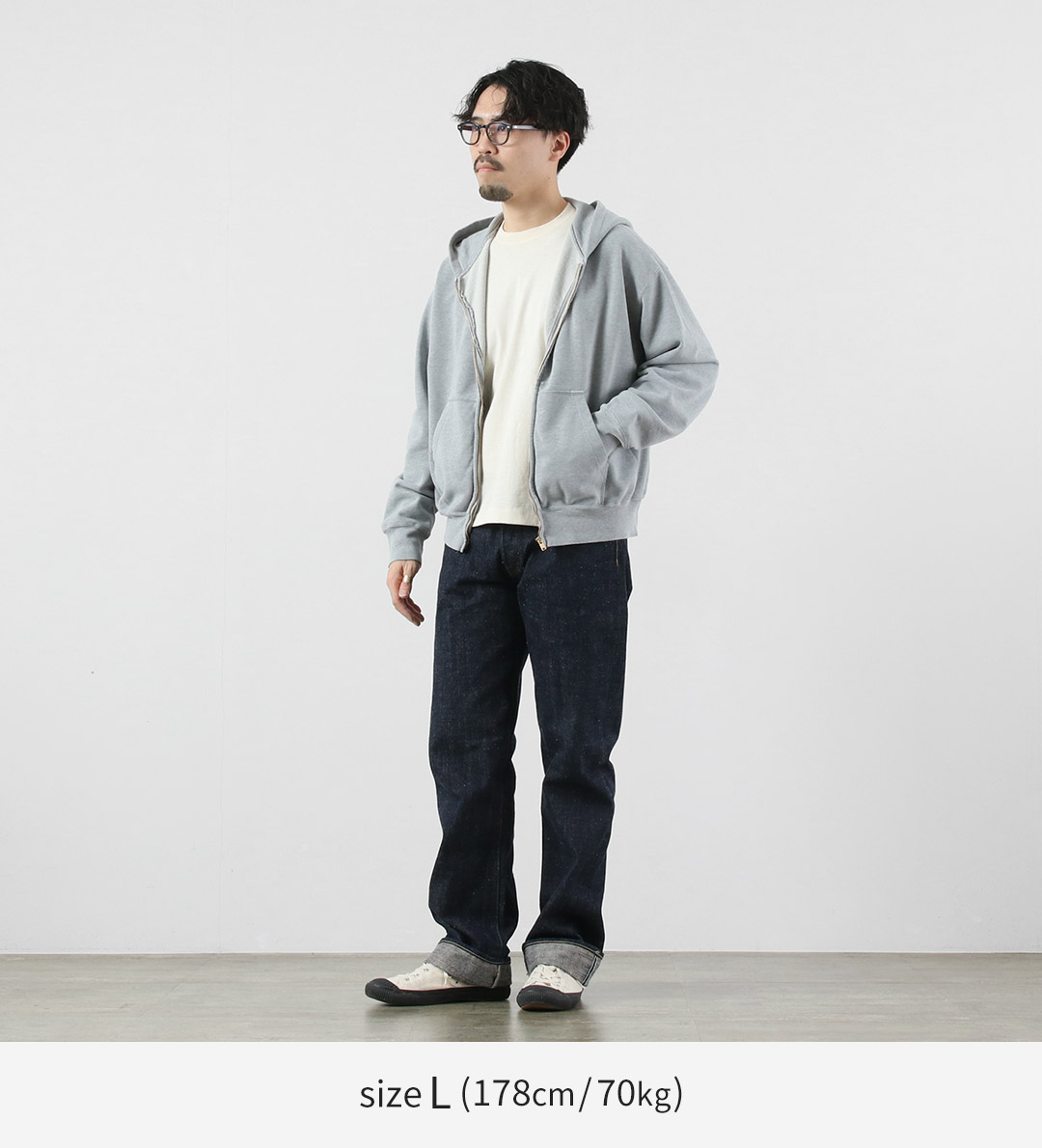 REMI RELIEF（レミレリーフ） SP加工裏毛ZIPパーカー New Fit スウェット 日本製 / メンズ | REMI RELIEF | 06