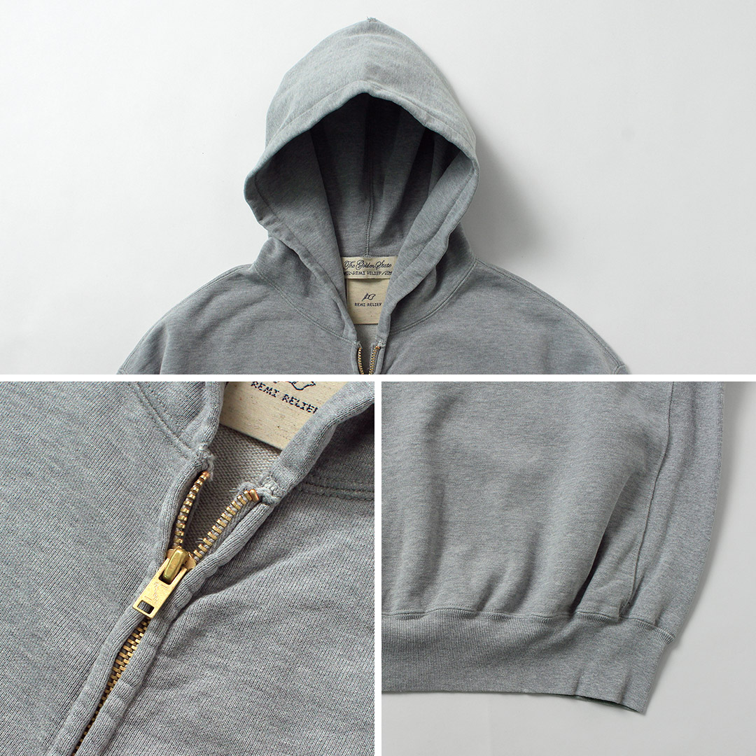 REMI RELIEF（レミレリーフ） SP加工裏毛ZIPパーカー New Fit スウェット 日本製 / メンズ | REMI RELIEF | 16
