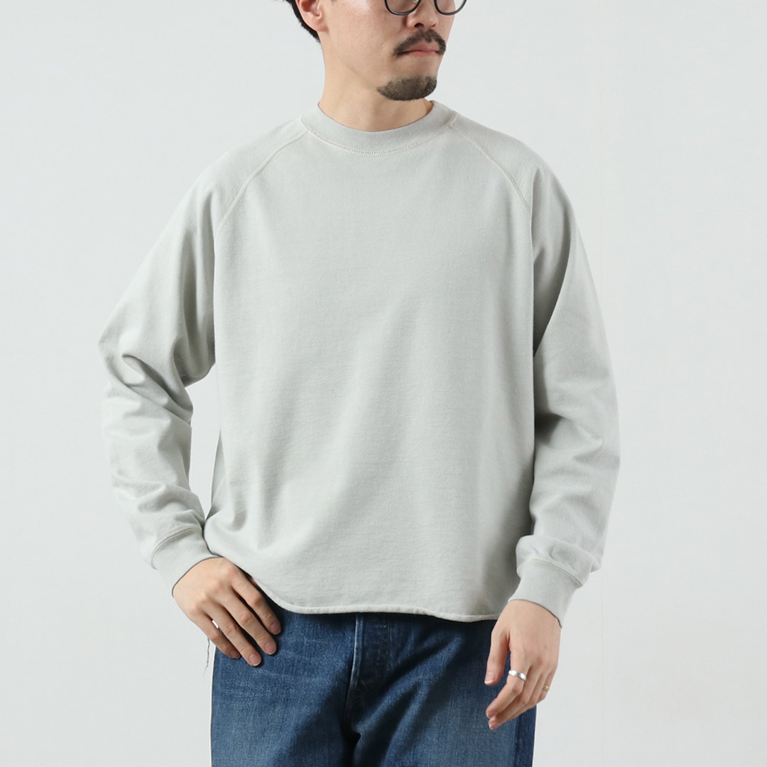 REMI RELIEF（レミレリーフ） SP加工スーピマ裏毛ラグランクルー スウェット 日本製 / メンズ | REMI RELIEF | 03