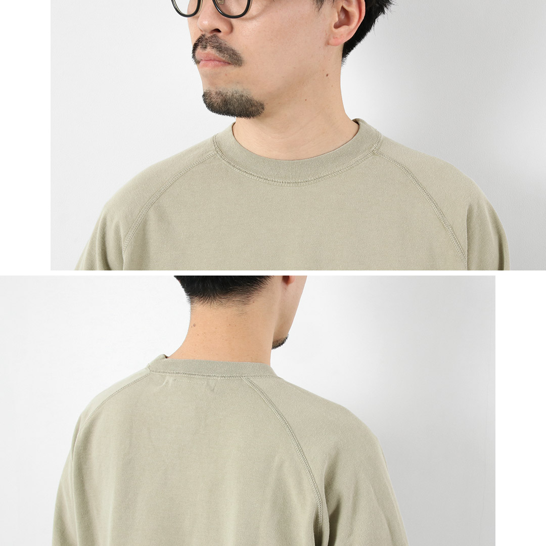 REMI RELIEF（レミレリーフ） SP加工スーピマ裏毛ラグランクルー スウェット 日本製 / メンズ | REMI RELIEF | 11