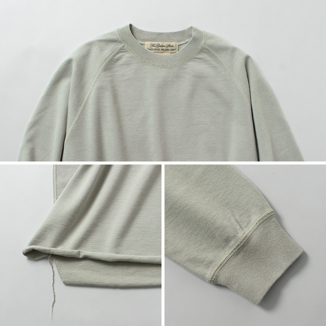 REMI RELIEF（レミレリーフ） SP加工スーピマ裏毛ラグランクルー スウェット 日本製 / メンズ | REMI RELIEF | 15