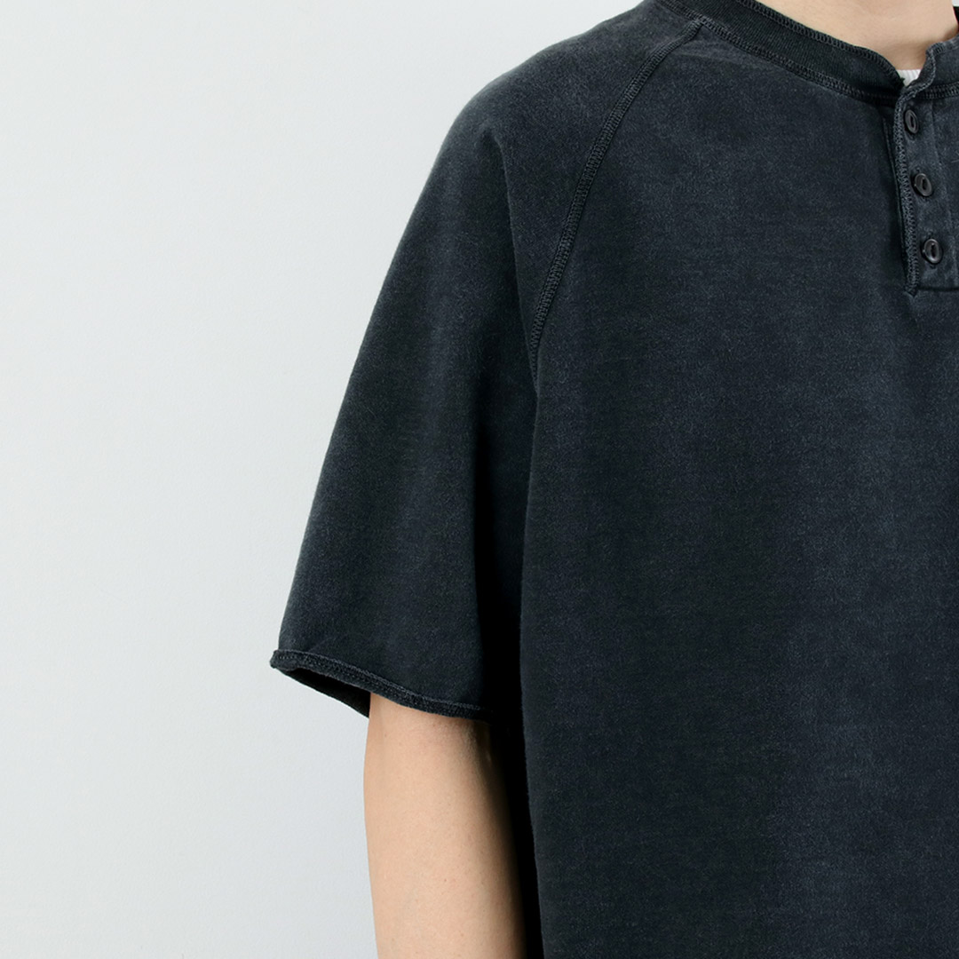 REMI RELIEF（レミレリーフ） スーピマ裏毛ヘンリーネックS/Sクルー 日本製 / メンズ 半袖 スペシャル加工 |  | 13