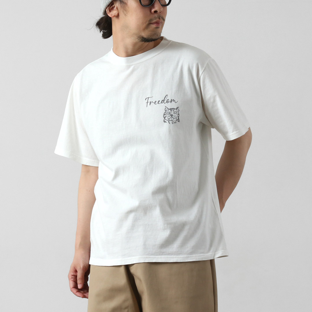 REMI RELIEF（レミレリーフ） HARD SP加工20/-天竺レギュラーTシャツ(FREEDOM) 日本製 / 半袖 メンズ | REMI RELIEF | 01