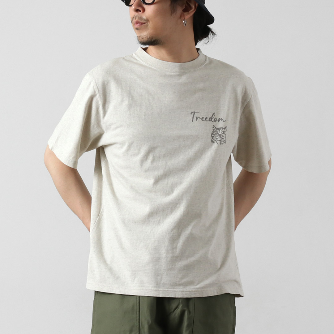 REMI RELIEF（レミレリーフ） HARD SP加工20/-天竺レギュラーTシャツ(FREEDOM) 日本製 / 半袖 メンズ | REMI RELIEF | 02