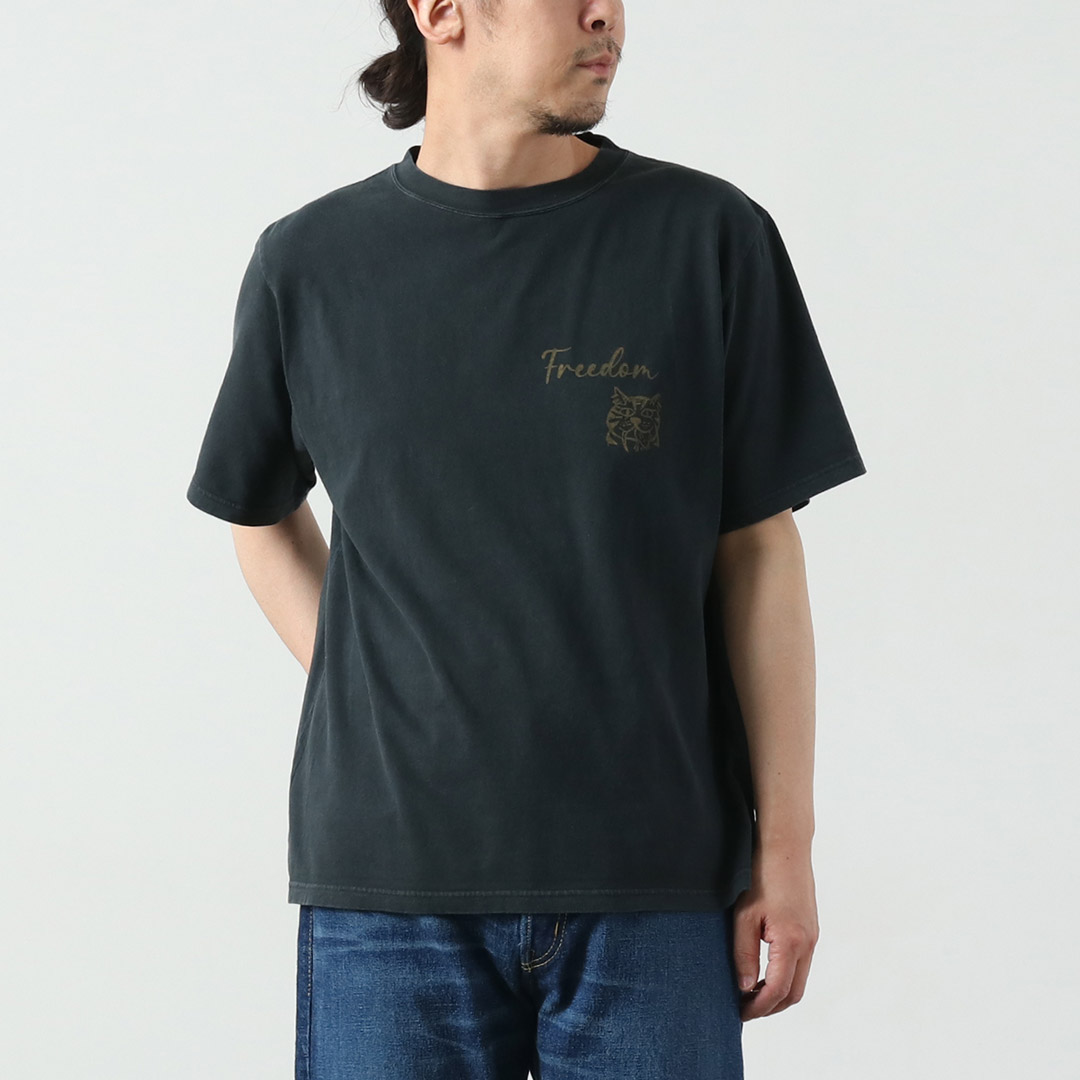 REMI RELIEF（レミレリーフ） HARD SP加工20/-天竺レギュラーTシャツ(FREEDOM) 日本製 / 半袖 メンズ | REMI RELIEF | 03
