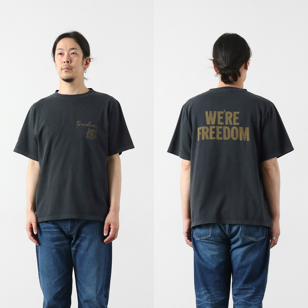 REMI RELIEF（レミレリーフ） HARD SP加工20/-天竺レギュラーTシャツ(FREEDOM) 日本製 / 半袖 メンズ | REMI RELIEF | 15