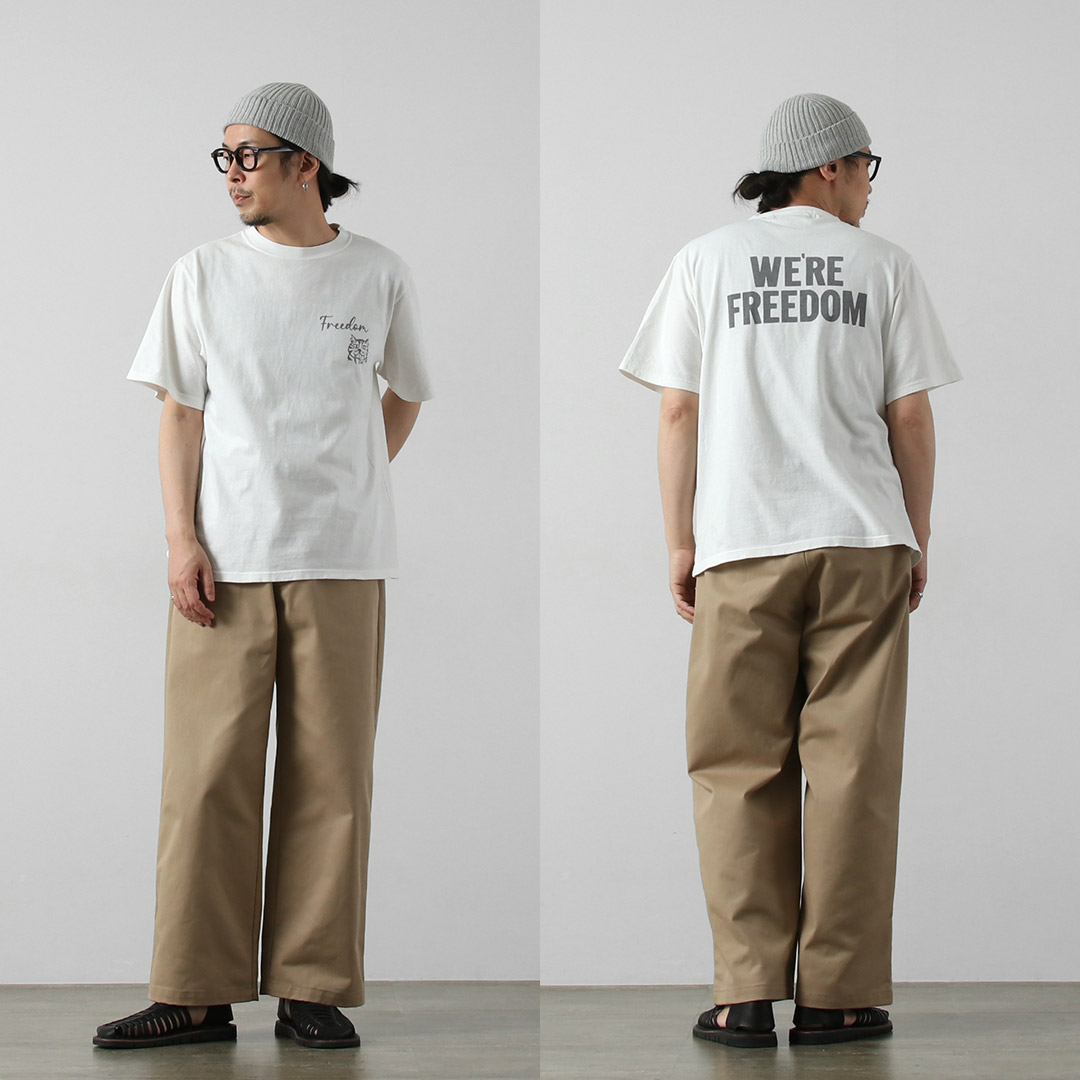 REMI RELIEF（レミレリーフ） HARD SP加工20/-天竺レギュラーTシャツ(FREEDOM) 日本製 / 半袖 メンズ | REMI RELIEF | 07
