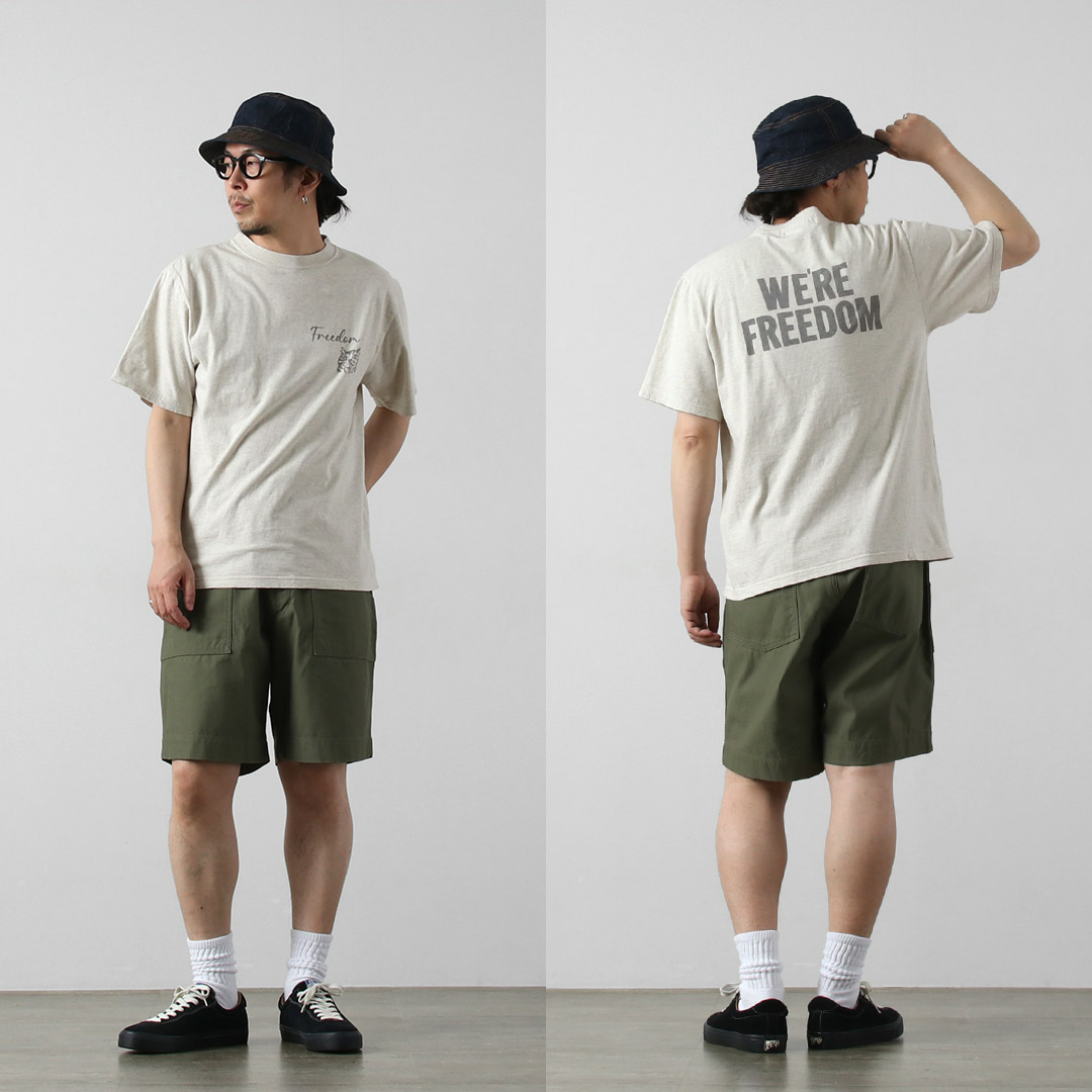 REMI RELIEF（レミレリーフ） HARD SP加工20/-天竺レギュラーTシャツ(FREEDOM) 日本製 / 半袖 メンズ | REMI RELIEF | 08