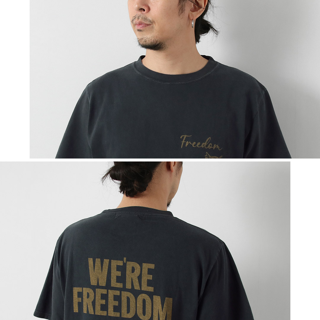 REMI RELIEF（レミレリーフ） HARD SP加工20/-天竺レギュラーTシャツ(FREEDOM) 日本製 / 半袖 メンズ | REMI RELIEF | 12