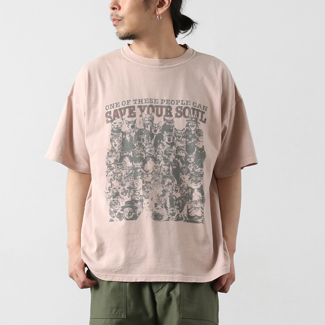 REMI RELIEF（レミレリーフ） HARD SP加工20/-天竺BIGサイズTシャツ(SAVE YOUR SOUL) 日本製 / 半袖 メンズ | REMI RELIEF | 03